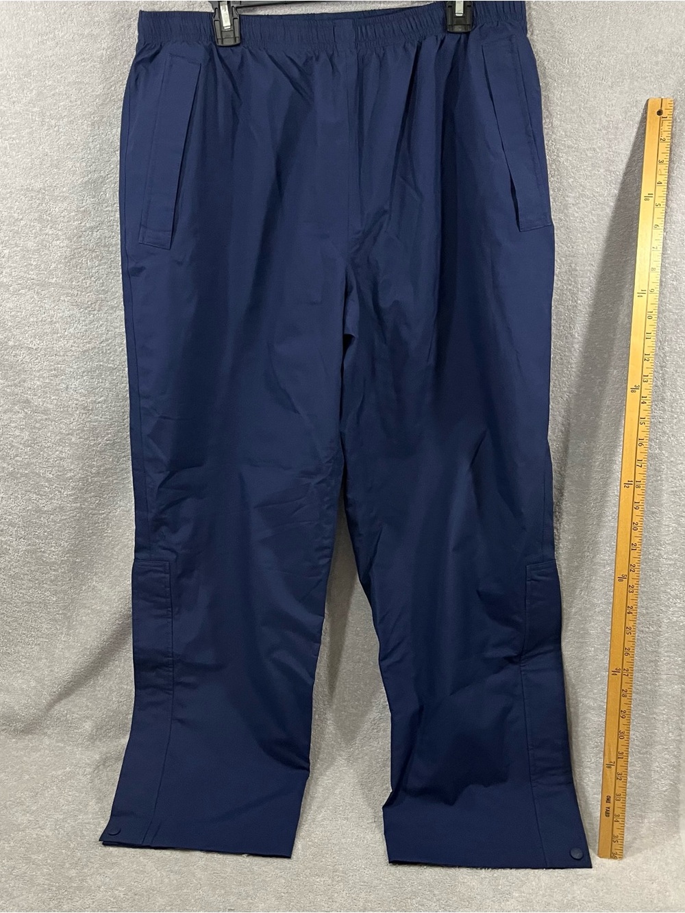Eddie Bauer Pants Men’s Large Blue Gore-Tex Wind Breaker Rain Golf Mesh Lining